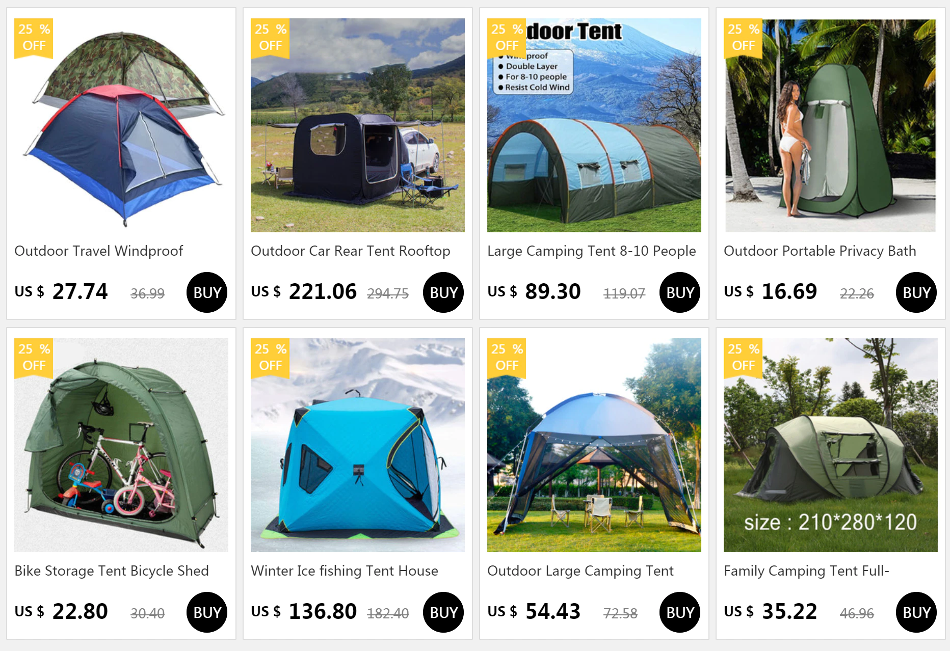 Cheap Goat Tents Portable Beach Tent  Pop up Tent Lightweight Outdoor Uv Protection Water Resistant Camping Fishing Tent Cabana Sun Shelter   